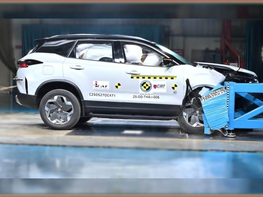 Harrier EV crash test