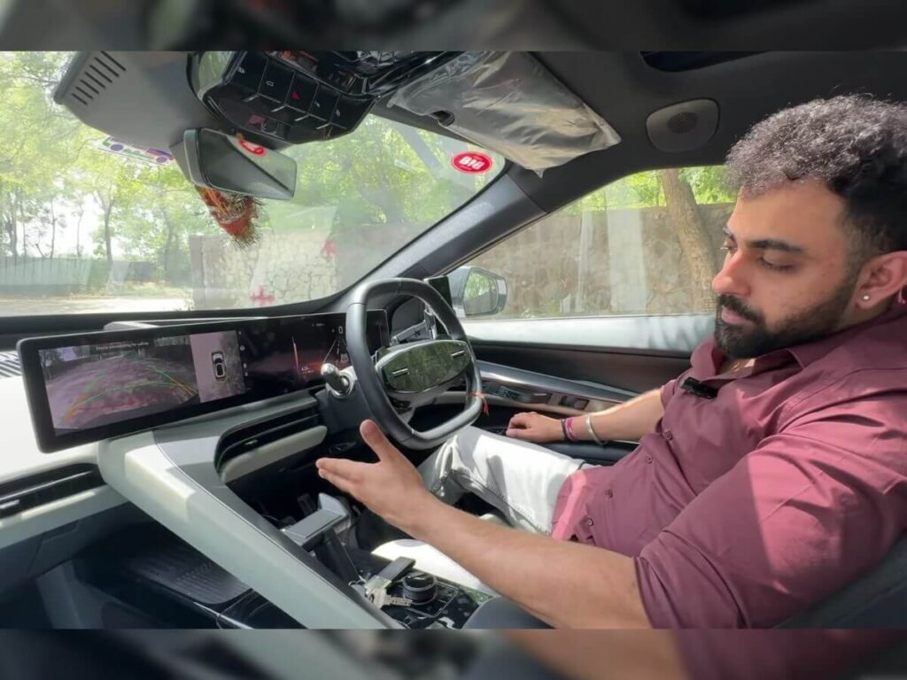 Mahindra BE 6 Owner Inside Cabin