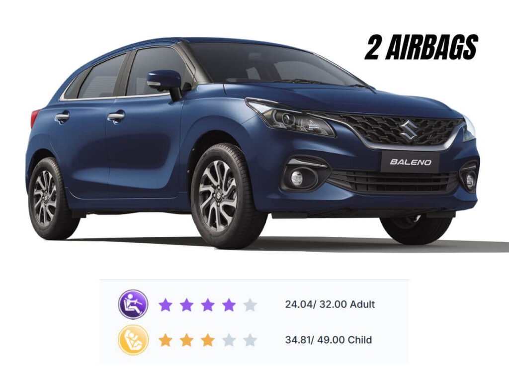 SAFE MARUTI CARS BALENO 2 AIRBAGS