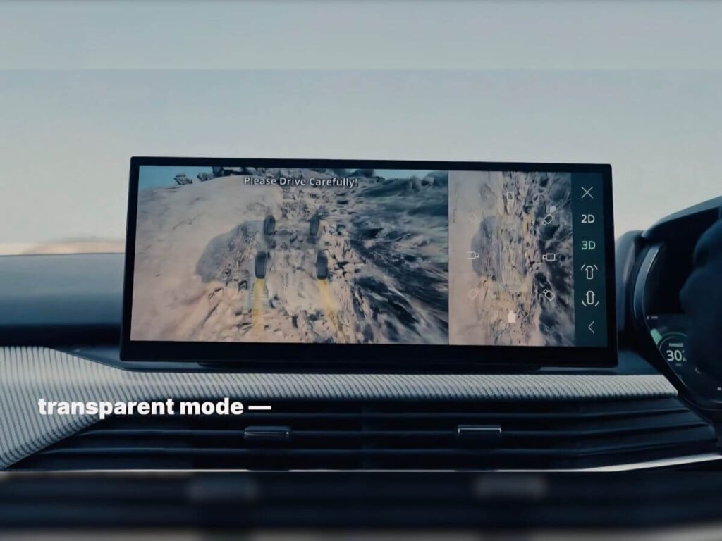 Tata Harrier EV features Transparent Mode