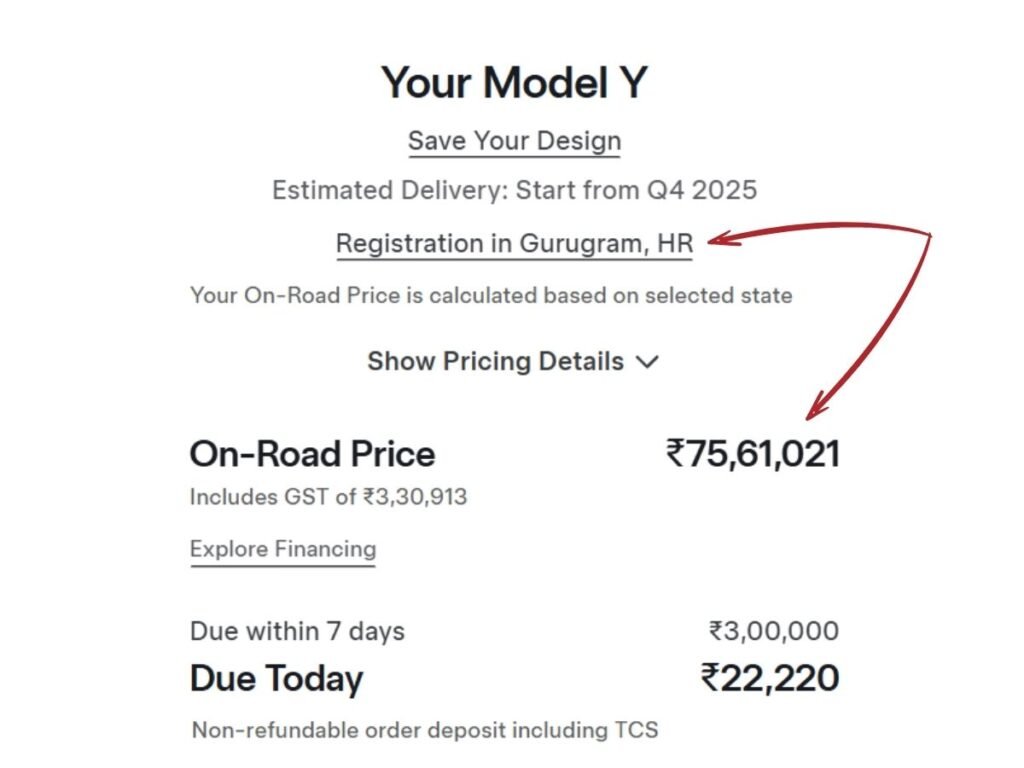 Tesla Model Y Price Long Range Rear Wheel Drive