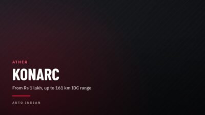 Ather Konarc electric scooter launched