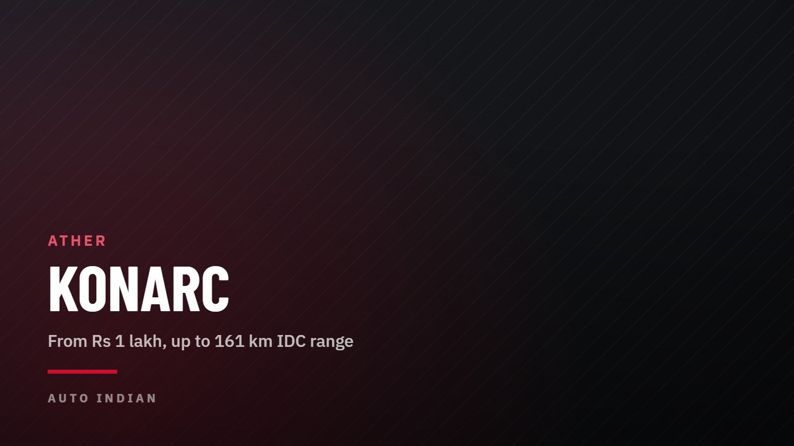 Ather Konarc electric scooter launched