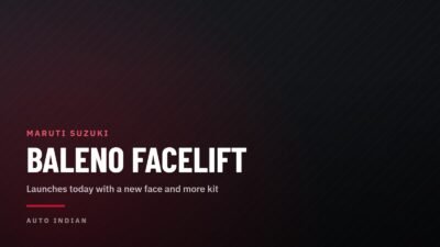 2026 Maruti Baleno facelift